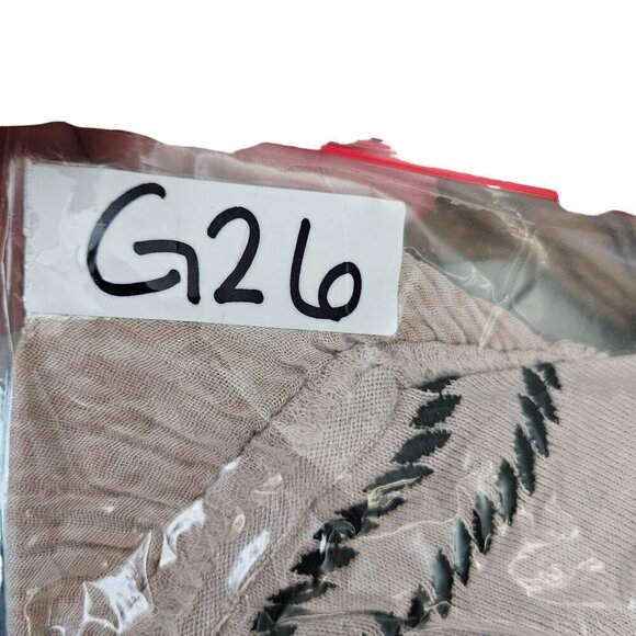 Free People Women's Right Back Dolman Boho Striped Knit Top Sz M Pink & Beige - Picture 12 of 12